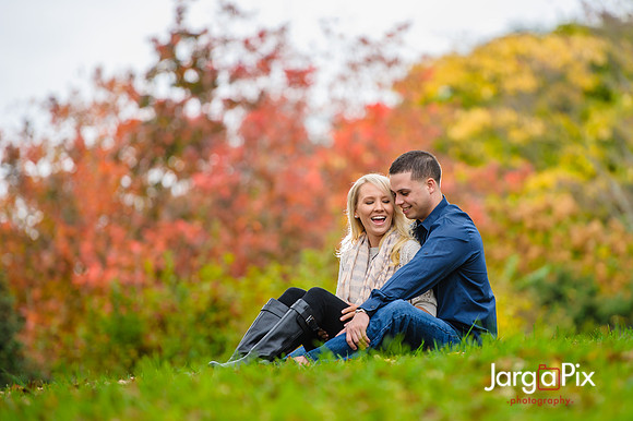Rutgers Garden Engagement Session