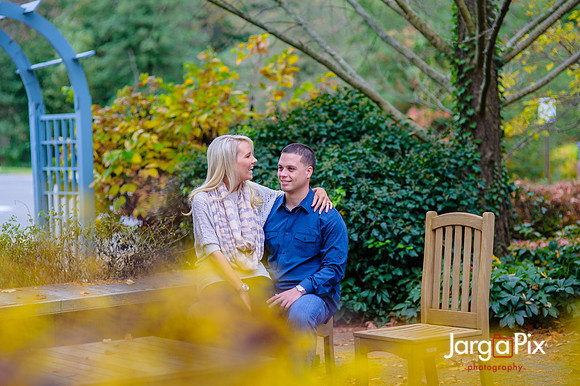 Rutgers Garden Engagement Session