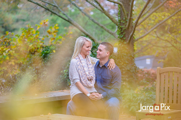 Rutgers Garden Engagement Session