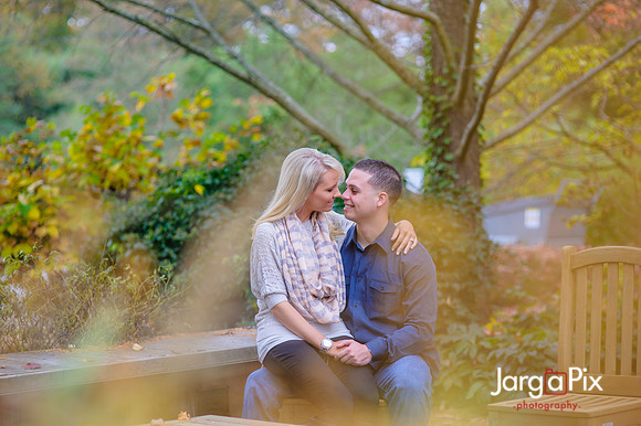 Rutgers Garden Engagement Session