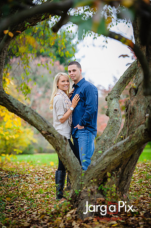 Rutgers Garden Engagement Session