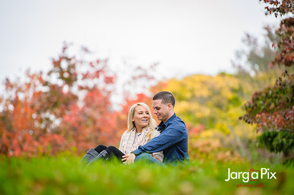 Rutgers Garden Engagement Session