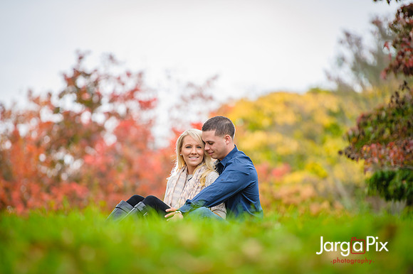 Rutgers Garden Engagement Session