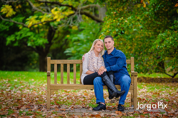 Rutgers Garden Engagement Session