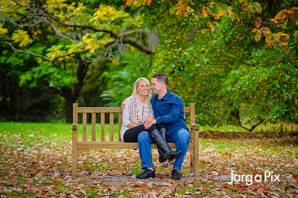 Rutgers Garden Engagement Session
