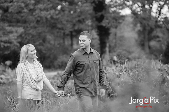 Rutgers Garden Engagement Session