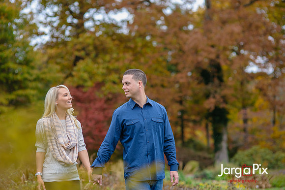Rutgers Garden Engagement Session