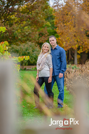 Rutgers Garden Engagement Session