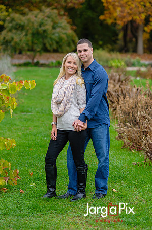 Rutgers Garden Engagement Session