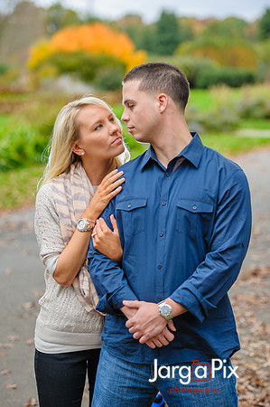 Rutgers Garden Engagement Session