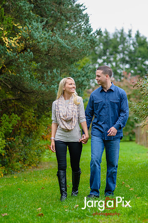 Rutgers Garden Engagement Session