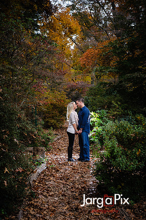 Rutgers Garden Engagement Session