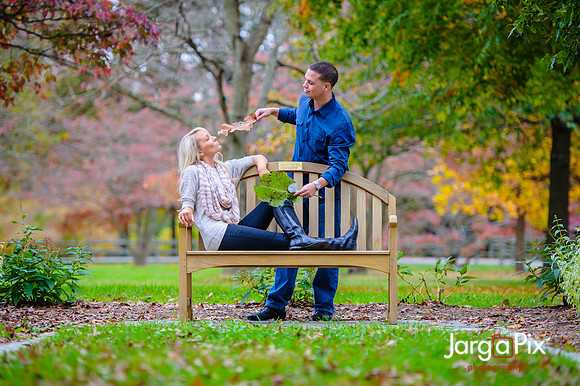 Rutgers Garden Engagement Session