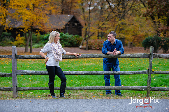 Rutgers Garden Engagement Session