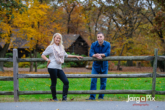Rutgers Garden Engagement Session