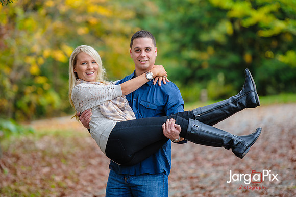 Rutgers Garden Engagement Session