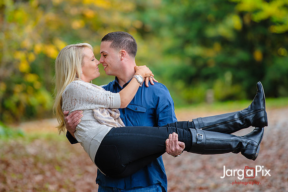 Rutgers Garden Engagement Session